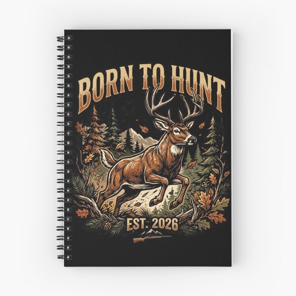 Item preview, Born To Hunt Vintage Running Whitetail Buck Est 2026 designed and sold by PACS0011.