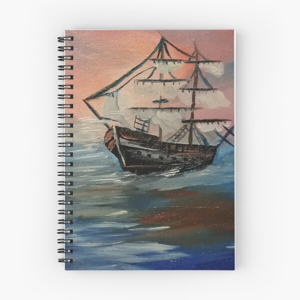 Item preview, Sunset Voyage: A Serene Maritime Painting designed and sold by Pepper & Co..