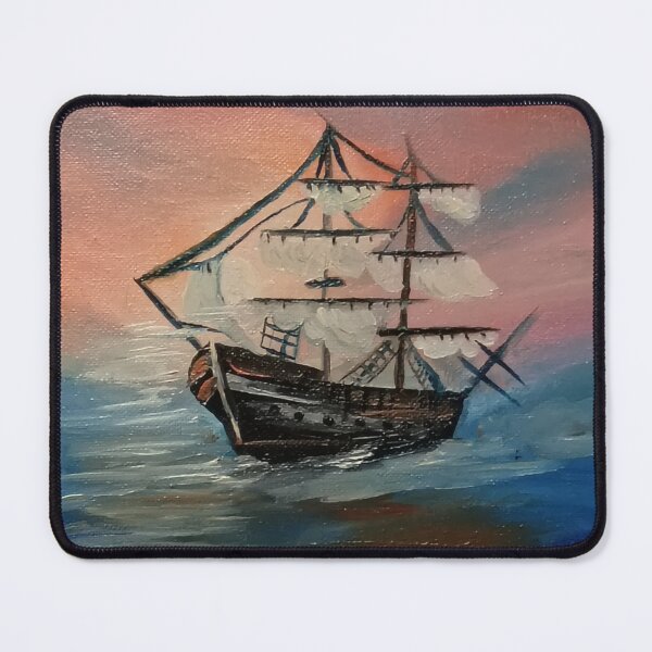 Item preview, Sunset Voyage: A Serene Maritime Painting designed and sold by Pepper & Co..