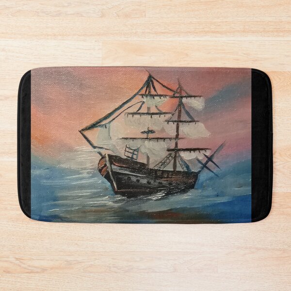 Item preview, Sunset Voyage: A Serene Maritime Painting designed and sold by Pepper & Co..