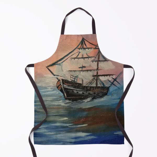 Item preview, Sunset Voyage: A Serene Maritime Painting designed and sold by Pepper & Co..