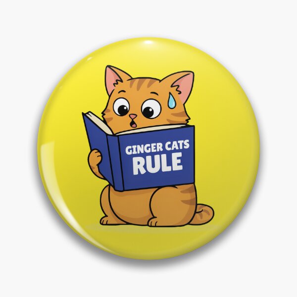 Item preview, Cute Ginger Cat Reading a Book designed and sold by Tiny Rage Crea.