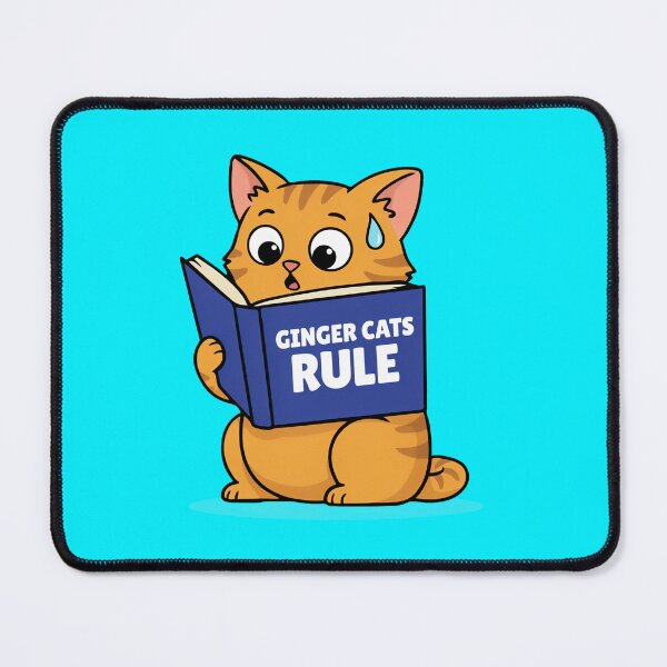 Item preview, Cute Ginger Cat Reading a Book designed and sold by Tiny Rage Crea.