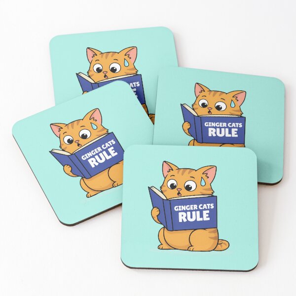Item preview, Cute Ginger Cat Reading a Book designed and sold by Tiny Rage Crea.