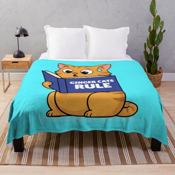 Item preview, Cute Ginger Cat Reading a Book designed and sold by Tiny Rage Crea.