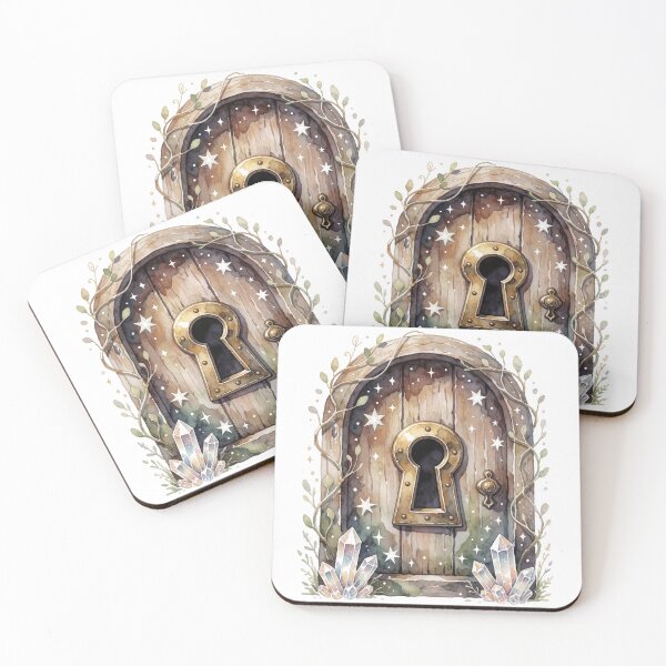 Item preview, Moon Fairy Door Celestial Cottagecore Decor designed and sold by AillustriaAK.