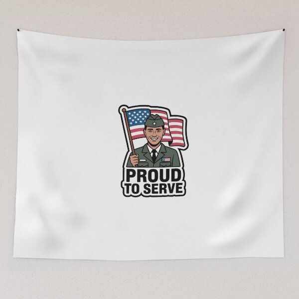 Item preview, Proud to Serve Patriot Badge designed and sold by NiftyWrx.