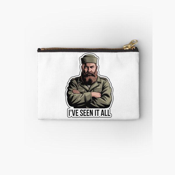 Item preview, Grumpy Veteran Beard Quote designed and sold by NiftyWrx.