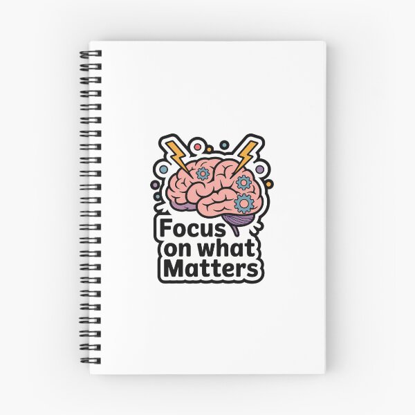 Item preview, Focus on What Matters ADHD Brain Design designed and sold by NiftyWrx.