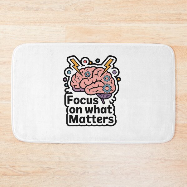 Item preview, Focus on What Matters ADHD Brain Design designed and sold by NiftyWrx.