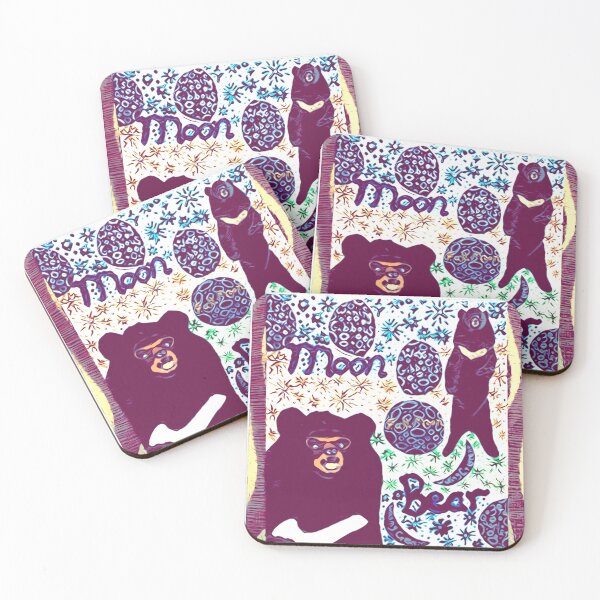Item preview, Moon Bear and Moon Phases Felt Work designed and sold by Jonathan's Nature Crafts.