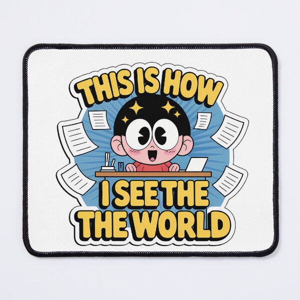 Item preview, This Is How I See The World designed and sold by NiftyWrx.
