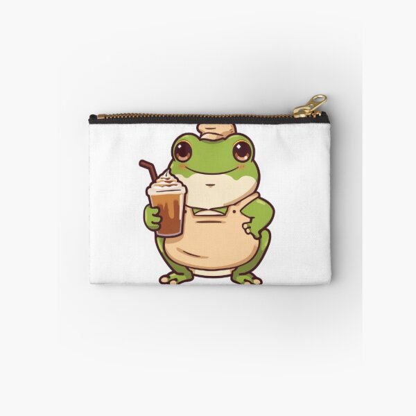 Item preview,    Kawaii Coffee Frog Sticker | Cute Barista Frog Gift designed and sold by Stylestickers55.