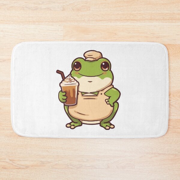 Item preview,    Kawaii Coffee Frog Sticker | Cute Barista Frog Gift designed and sold by Stylestickers55.