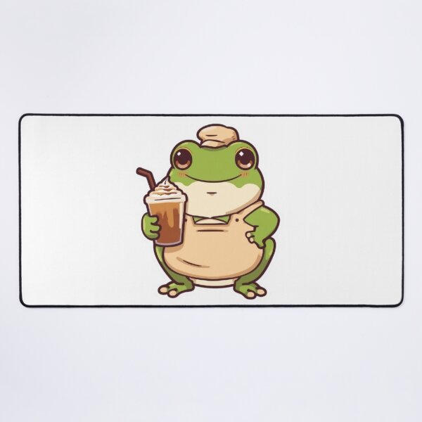 Item preview,    Kawaii Coffee Frog Sticker | Cute Barista Frog Gift designed and sold by Stylestickers55.