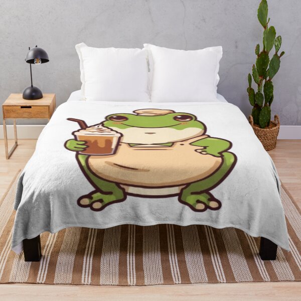 Item preview,    Kawaii Coffee Frog Sticker | Cute Barista Frog Gift designed and sold by Stylestickers55.