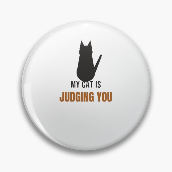 Item preview, My Cat Is Judging You Funny Sarcastic Cat designed and sold by InkAndPaws.