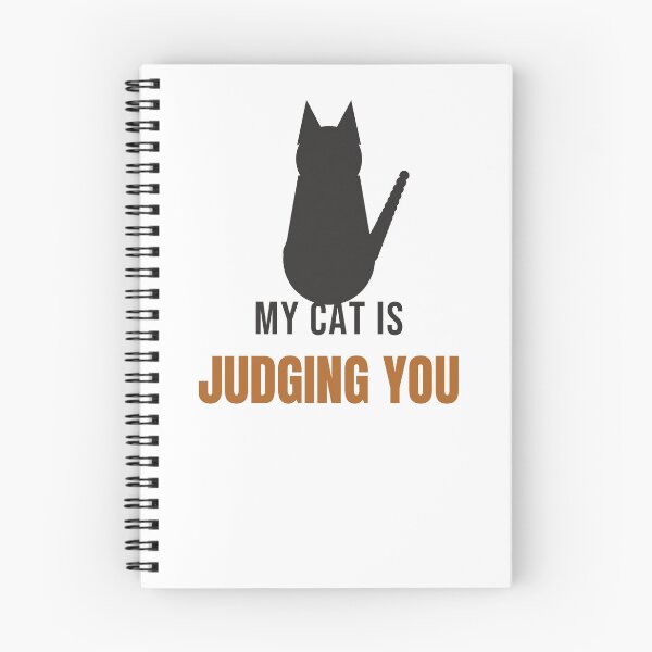 Item preview, My Cat Is Judging You Funny Sarcastic Cat designed and sold by InkAndPaws.