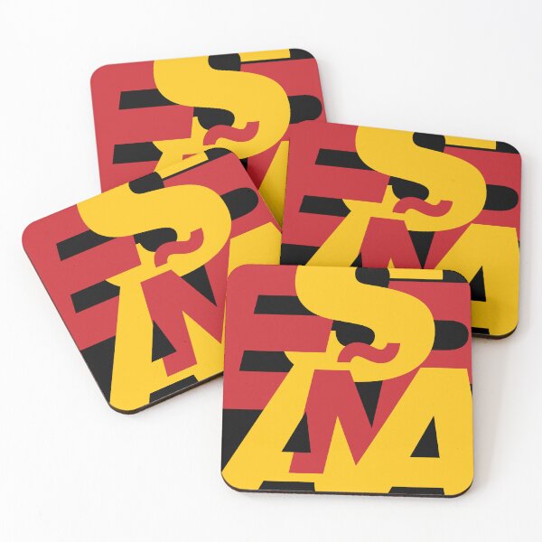 Item preview, Spain Typography - Spain Flag Colors Graphic designed and sold by Lifer Art and Design.