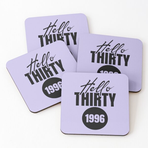 Item preview, Copy of Hello Thirty, 30th Birthday Gift. A perfect gift to celebrate your thirtieth birthday with style. Black text version designed and sold by illeN-Art-World.