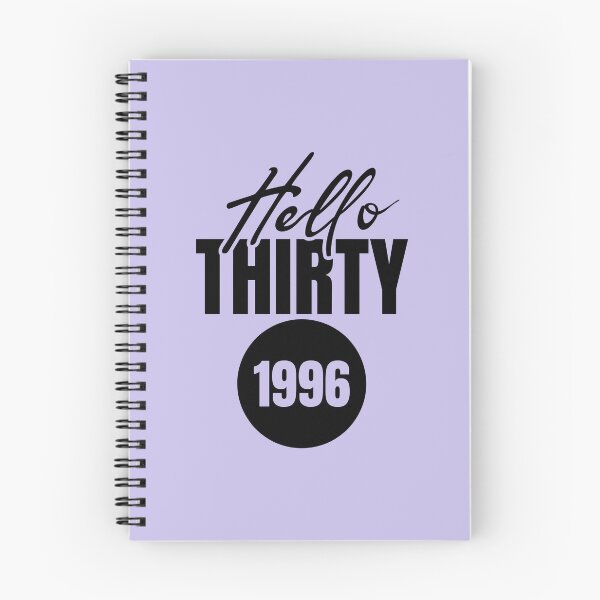 Item preview, Hello Thirty, 30th Birthday Gift. A perfect gift to celebrate your thirtieth birthday with style. Black text version designed and sold by illeN-Art-World.