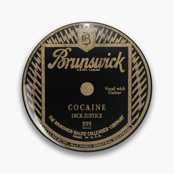 Artikelvorschau, Dick Justice – Kokain: Brunswick Records 395 entworfen und verkauft von GenXTees.