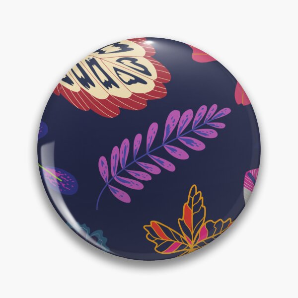 Item preview, Vibrant Tropical Foliage Pattern on Dark Background designed and sold by hetal66.