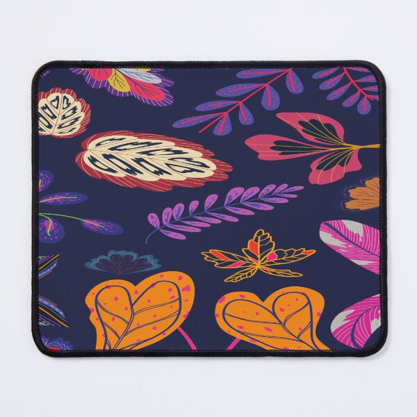 Item preview, Vibrant Tropical Foliage Pattern on Dark Background designed and sold by hetal66.