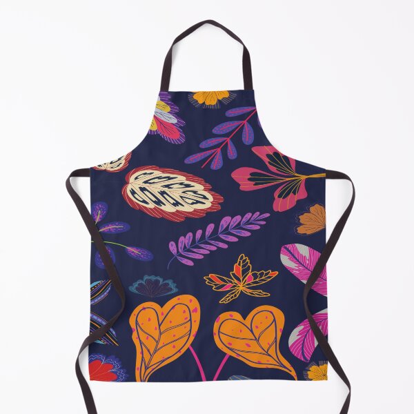 Item preview, Vibrant Tropical Foliage Pattern on Dark Background designed and sold by hetal66.