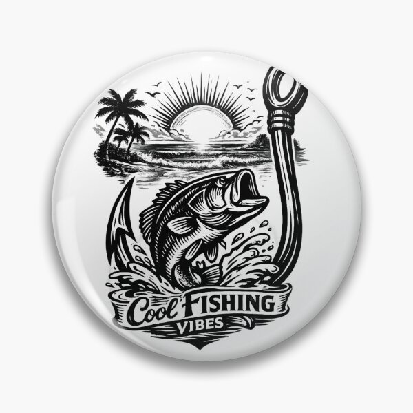 Item preview, Cool Fishing Vibes – Bass Hook Beach Sunset | Fishing SVG PNG | Transparent Background designed and sold by JoeyBlackLabel.