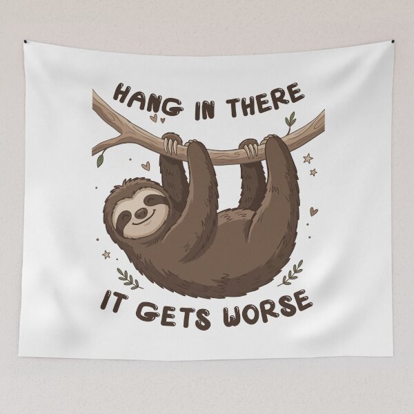Item preview, Hang In There Sloth designed and sold by BHP Studio.