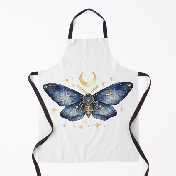 Item preview, Blue Luna Moth Celestial Night Nature Illustration designed and sold by AillustriaAK.