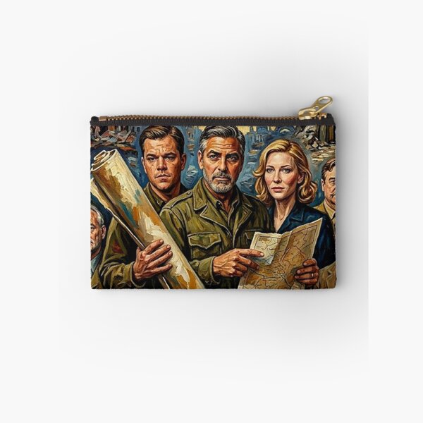 Item preview, The Monuments Men Retro World War II Historical Drama Tribute Art Movie Poster designed and sold by Art's Diner.