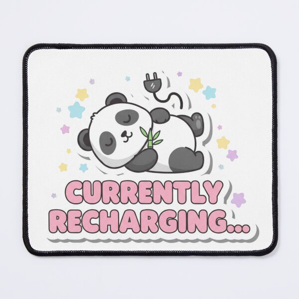 Item preview, Cute Panda Relaxing Recharge Humor designed and sold by PrintBreeze.