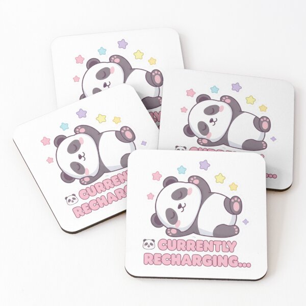 Item preview, Cute Panda Relaxing Recharge Humor designed and sold by PrintBreeze.