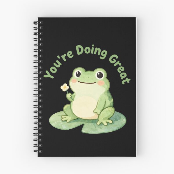 Item preview, You're Doing Great | Cute Frog Mental Health Affirmation Sticker | Self Love Gift | Encouraging Quote Sticker designed and sold by Davestre Designs.