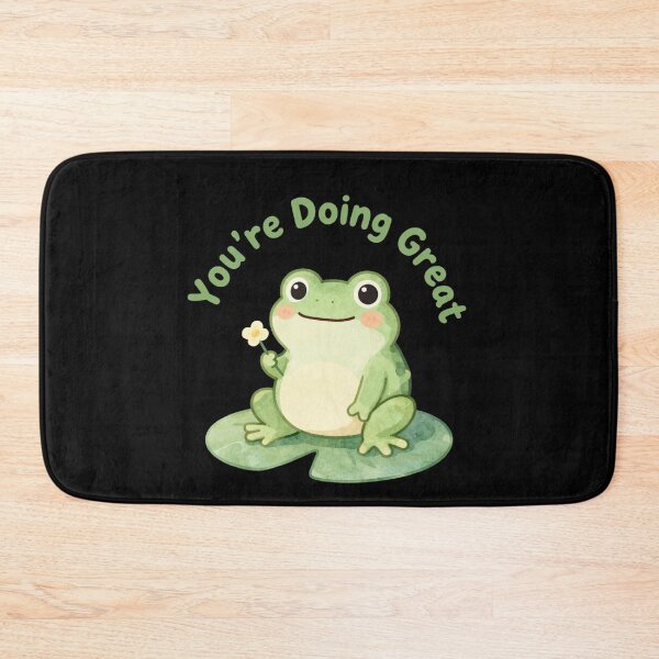 Item preview, You're Doing Great | Cute Frog Mental Health Affirmation Sticker | Self Love Gift | Encouraging Quote Sticker designed and sold by Davestre Designs.