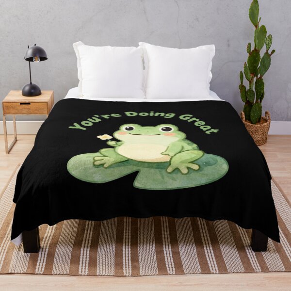 Item preview, You're Doing Great | Cute Frog Mental Health Affirmation Sticker | Self Love Gift | Encouraging Quote Sticker designed and sold by Davestre Designs.