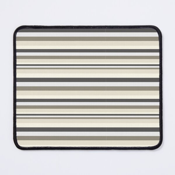 Item preview, Neutral Ticking Stripe Pattern | Charcoal Cream Beige Horizontal Luxury Seamless  designed and sold by Dino-Lune.