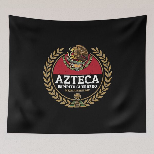 Item preview, Azteca Espiritu Guerrero Mexica Heritage Crest designed and sold by crouchingpixel.