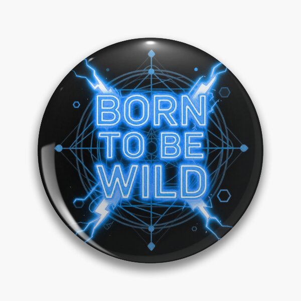 Item preview, Born To Be Wild Neon Lightning Typography Graphic Shirt designed and sold by DervoTeck2767.