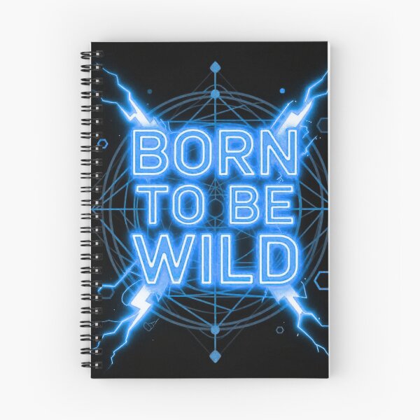 Item preview, Born To Be Wild Neon Lightning Typography Graphic Shirt designed and sold by DervoTeck2767.
