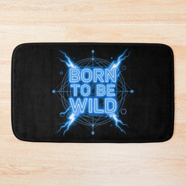 Item preview, Born To Be Wild Neon Lightning Typography Graphic Shirt designed and sold by DervoTeck2767.