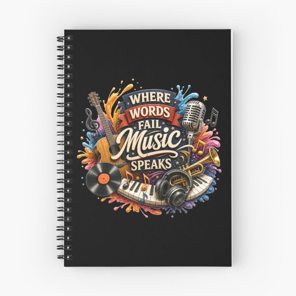 Item preview, Where words fail music speaks designed and sold by Johnny Furlotte.