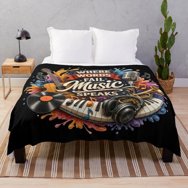 Item preview, Where words fail music speaks designed and sold by Johnny Furlotte.