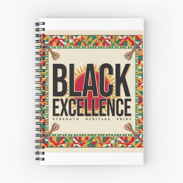 Item preview, Black Excellence Strength Heritage Pride Typography designed and sold by SavannaCanvas.