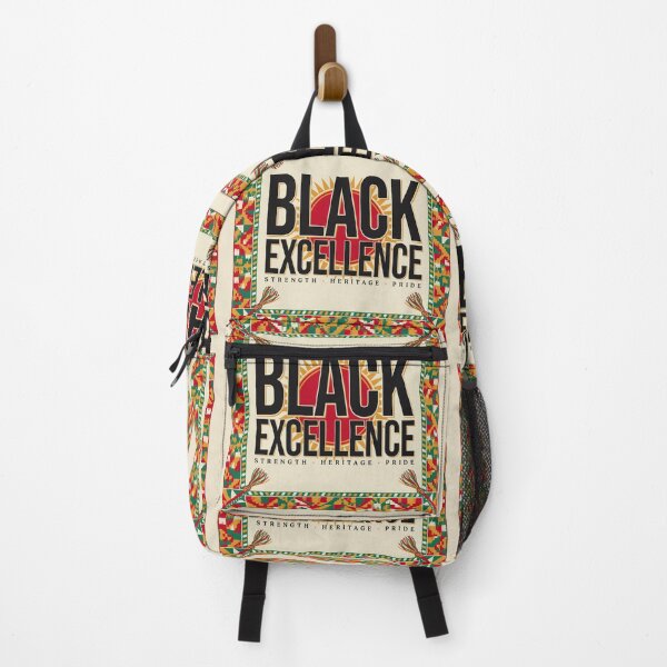 Item preview, Black Excellence Strength Heritage Pride Typography designed and sold by SavannaCanvas.