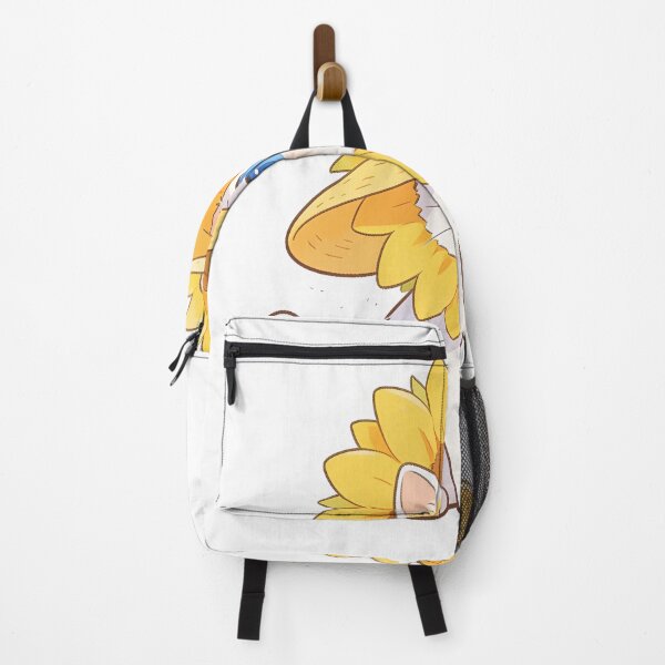 Item preview, White Cat with Blue Eyes in a Sunflower Hat designed and sold by OksArtStudio.
