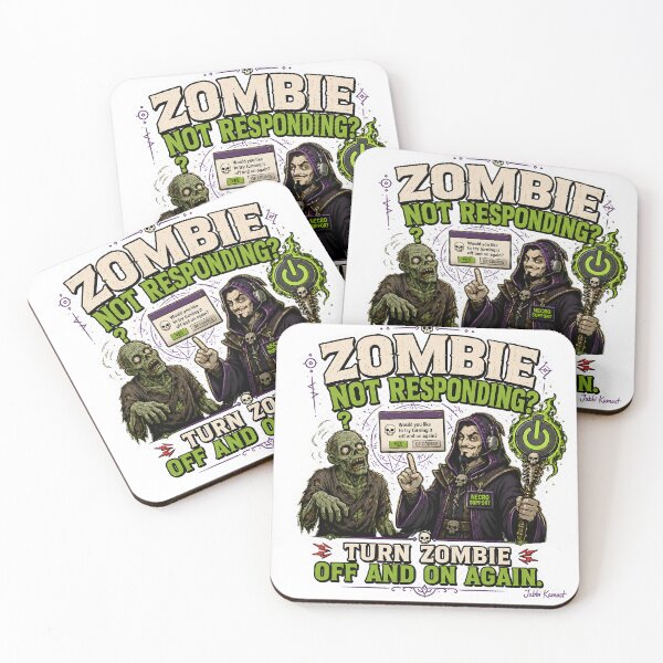 Item preview, Zombie Not Responding designed and sold by JabbiKamost.