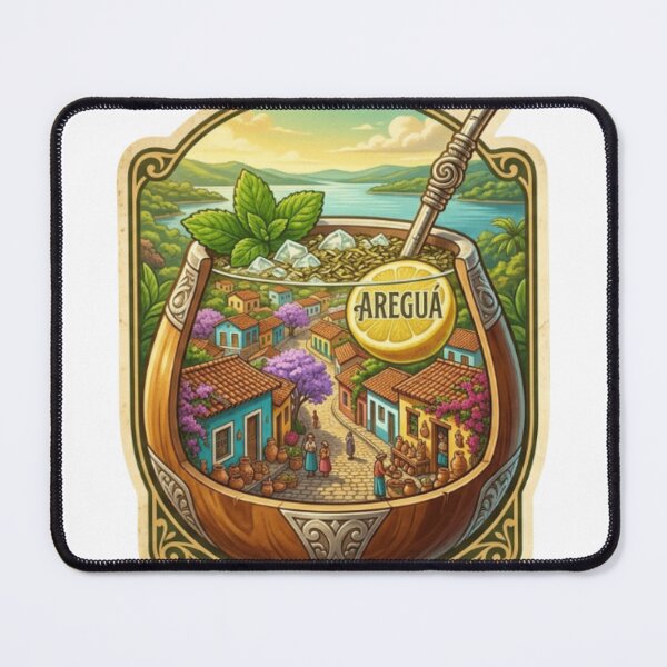Item preview, Aregua Terere Travel Sticker designed and sold by Imaginarium of Chaos falcon88 .